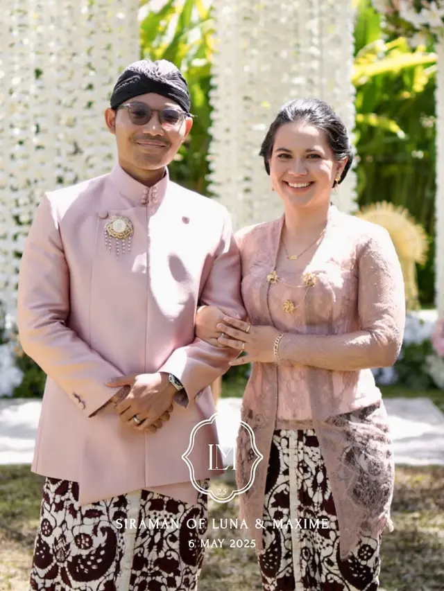 Potret Elodie Bouttier, Cantik Berkebaya saat Pernikahan Luna Maxime
