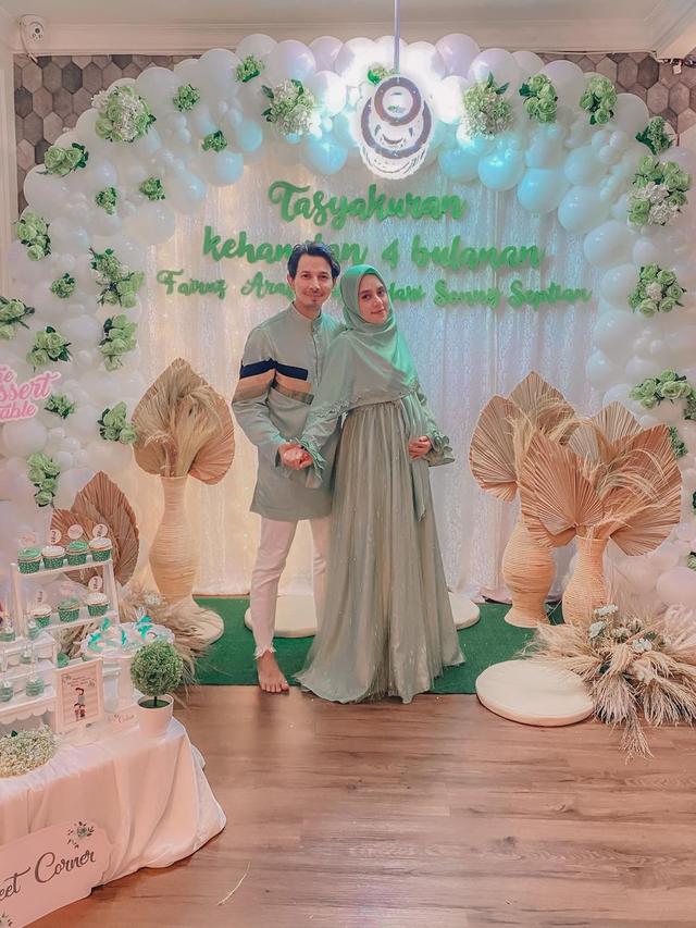 6 Momen Tasyakuran Empat Bulan Kehamilan Fairuz A Rafiq, Menangis Haru