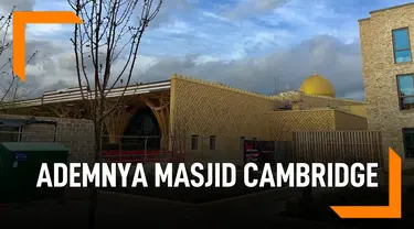 Bikin Adem, Masjid Cambridge Ini Berkonsep Ramah Lingkungan