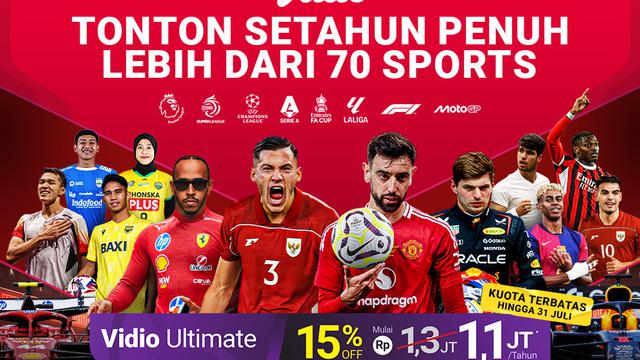 Promo Terbatas! Khusus Pelanggan Baru, Langganan Vidio Setahun Kini Lebih Murah!