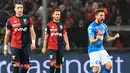 4. Dries Mertens (Napoli) - 10 Gol (3 Penalti). (AFP/Vincenzo Pinto)