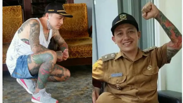 5 Fakta Hoho Alkaf, Kades Banjarnegara Bertato di Sekujur Tubuh yang Viral
