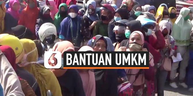 VIDEO: Pencairan Bantuan UMKM Dibubarkan Polisi