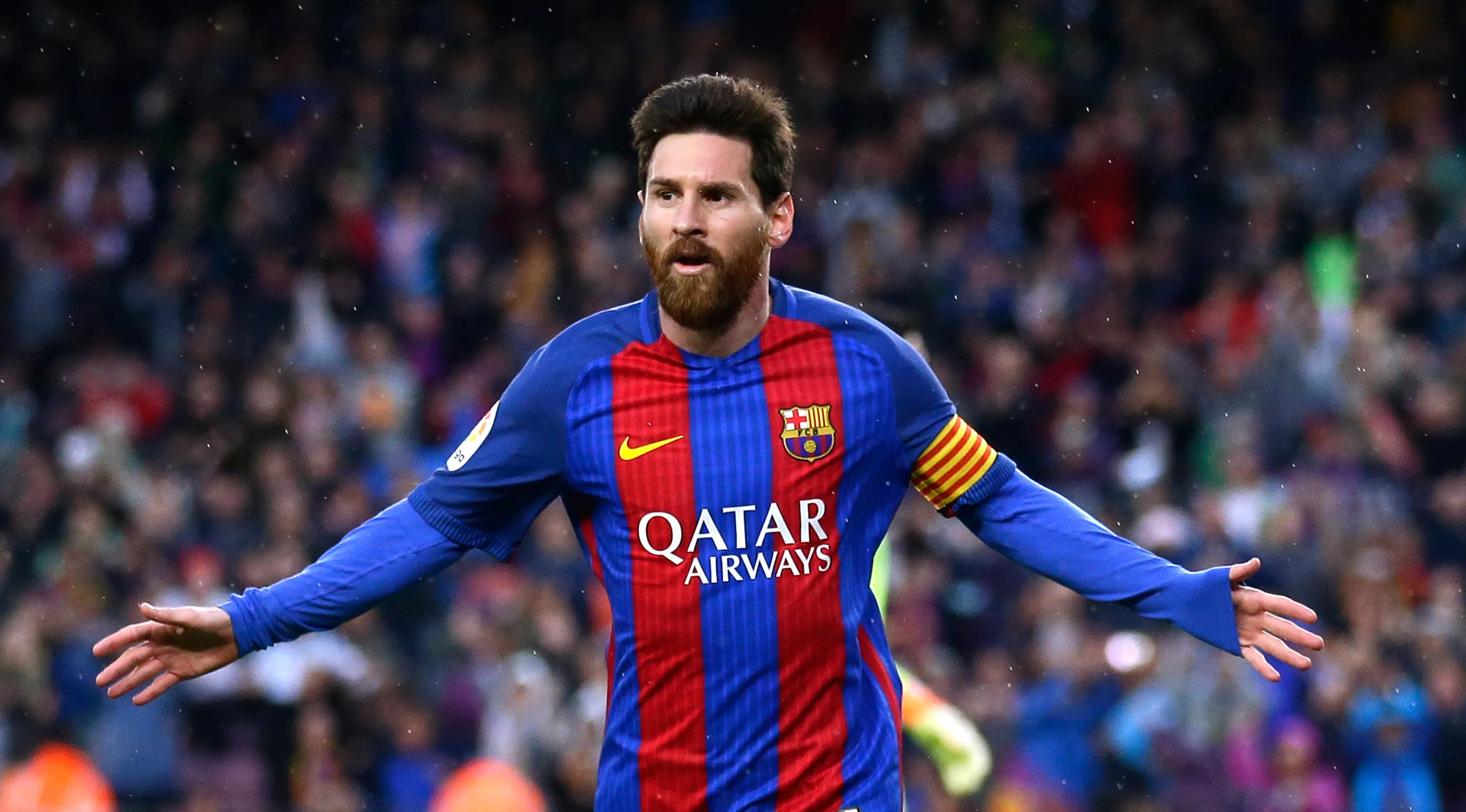 Penyerang Barcelona Lionel Messi (AP Photo)