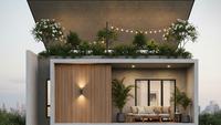 7 Model Rumah Kecil tapi Luas dengan Atap Datar Tinggi Bergaya Modern, Inspirasi Hunian Masa Kini