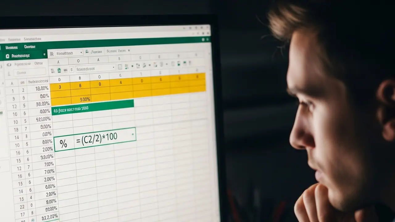 Cara Menghitung Persen di Excel