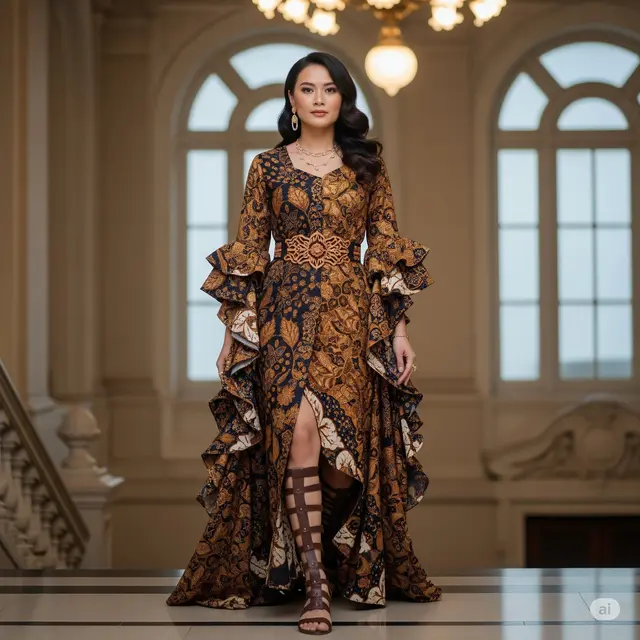 Dress Maxi + Sabuk Etnik