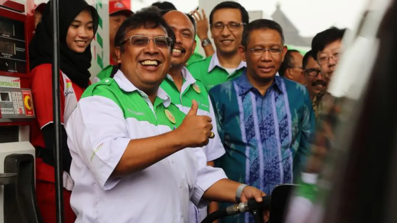 PT Pertamina (Persero) meluncurkan bahan bakar minyak (BBM) jenis pertalite di Kalimantan Barat, Selasa (27/10/2015).