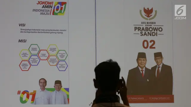KPU Tunjukkan Alat Peraga Kampanye Pilpres 2019