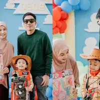 Meski sudah berpisah, Natasha Rizky dan Desta masih terlihat kompak dalam mengurus ketiga anak mereka [@natasharizkynew]