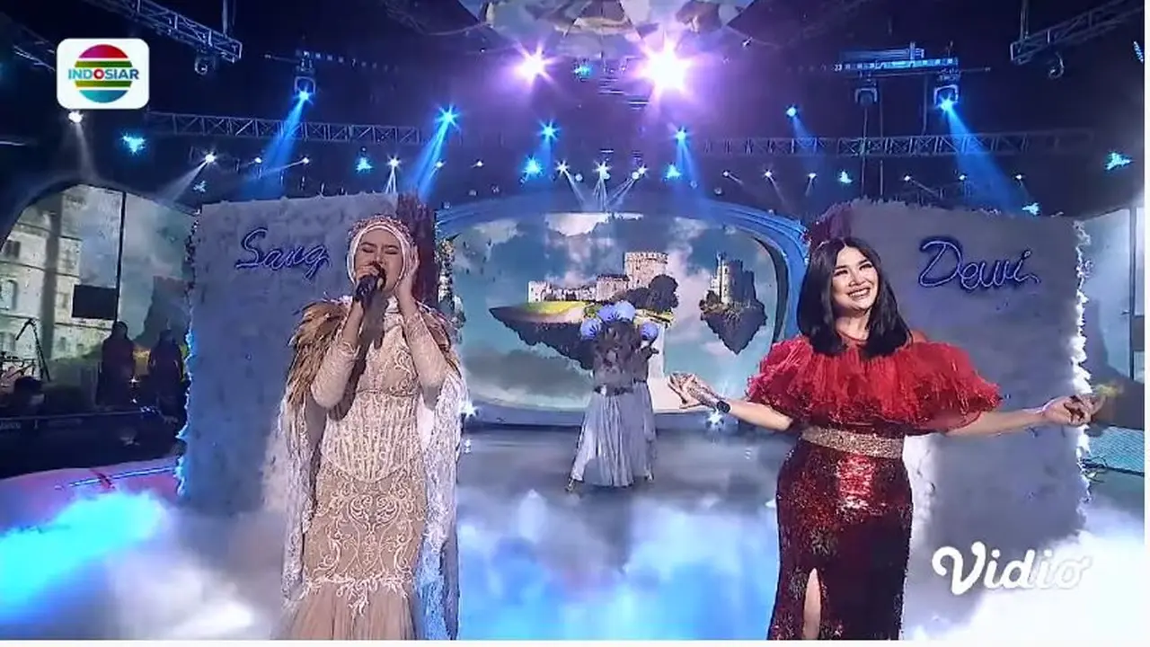 Ratna berduet denganTiti DJ di malam Grand Final LIDA 2021