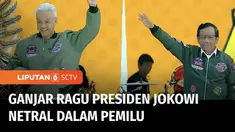 Calon Presiden nomor urut 3, Ganjar Pranowo meragukan Presiden Joko Widodo tidak akan berkampanye di Pilpres 2024. Sedangkan Mahfud MD enggan menggubris sejumlah rilis lembaga survei yang menyebut paslon nomor urut 3 tidak akan lolos ke putaran dua p...