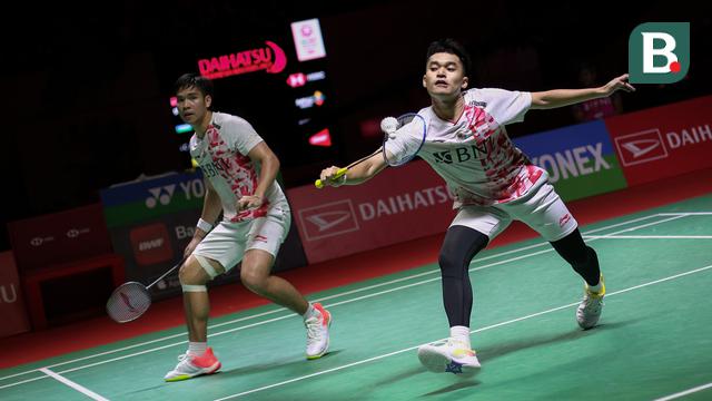 Foto: Atasi Perlawanan Sengit Unggulan Kedua, The Babies Melenggang ke Partai Final Indonesia Masters 2023