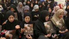 Kedutaan Besar Republik Islam Iran menggelar acara doa bersama untuk almarhum Presiden Ebrahim Raisi, Menteri Luar Negeri Amir Abdollahian dan seluruh delegasi yang menjadi korban dalam insiden kecelakaan helikopter, Jakarta, Rabu (22/5/2024). (Liputan6.com/Herman Zakharia)