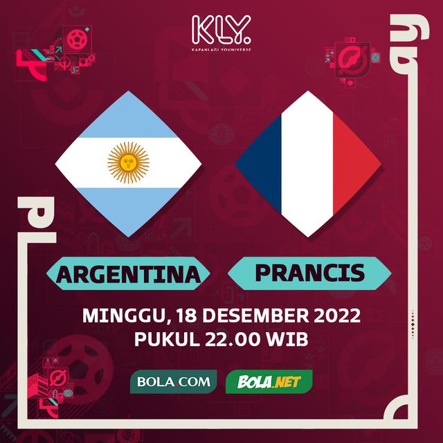 Piala Dunia 2022 - Argentina Vs Prancis