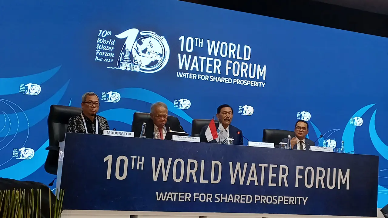 Acara World Water Forum ke-10 di Bali Nusa Dua Convention Center, Selasa (21/5/2024). (Foto: Liputan6.com/Maulandy R)