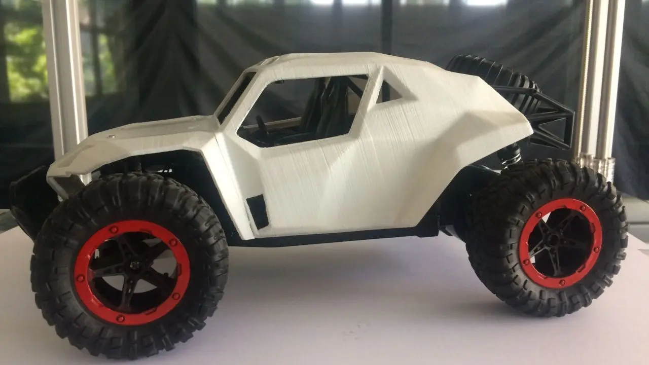 Mock-up 1:16 mobil listrik ITS-UBL (Istimewa)