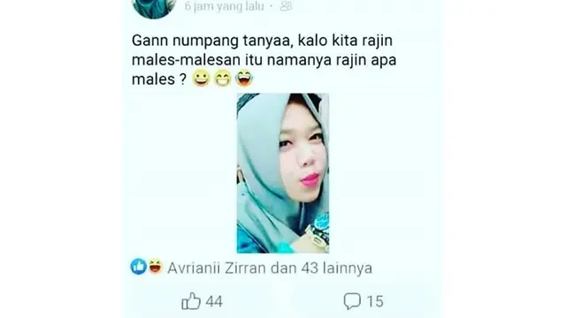 Status Facebook 6 Cewek ABG Ini Bikin Geregetan