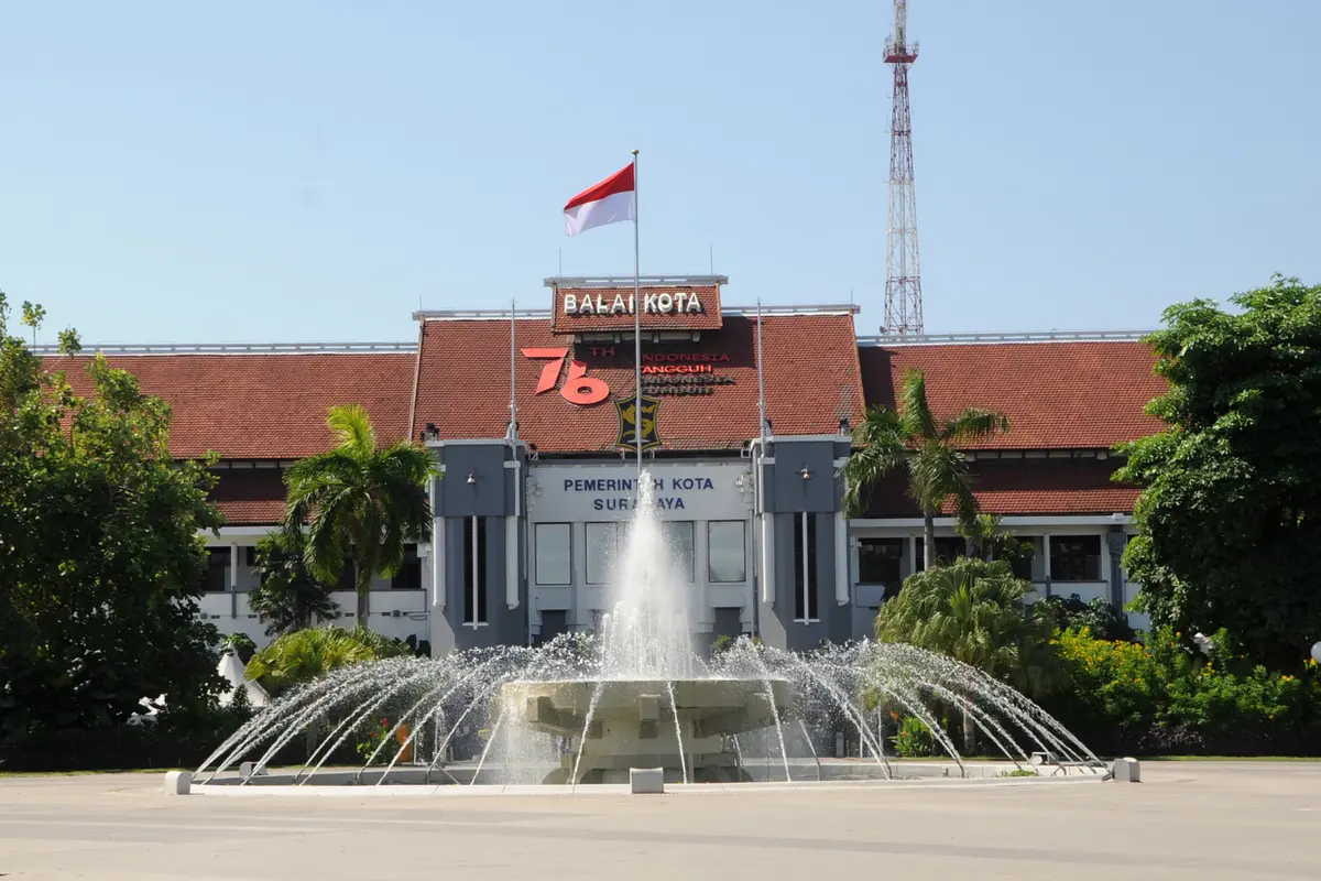 Balai Kota Surabaya. (Dian Kurniawan/Liputan6.com)