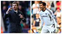 Andre Villas-Boas - Hilario. David Marshall. Andre Villas-Boas berusia 33 tahun saat ditunjuk menjadi manajer Chelsea pada Juni 2011. Ia lebih muda dari kiper nomor tiga Chelsea, Henrique Hilario yang telah berusia 36 tahun. (AFP/Ian Kington/Glyn Kirk)