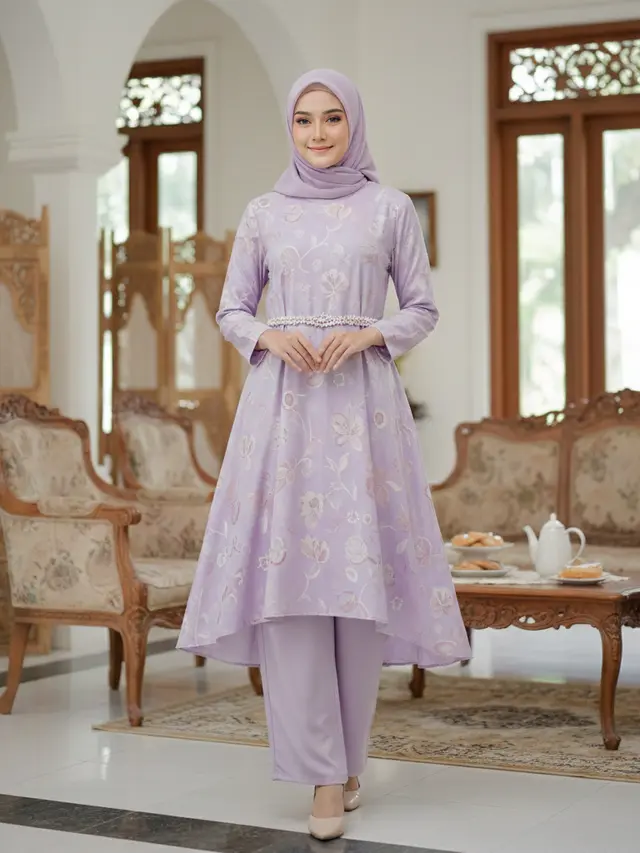 7 Model Baju Lebaran One Set Wanita 2026, Tampilan Elegan dan Stylish Tanpa Ribet