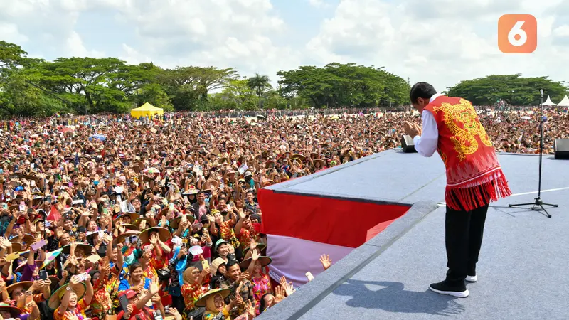 Presiden Jokowi di Kutai Barat
