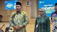 Menteri Koperasi (Menkop) Ferry Juliantono saat serah terima jabatan Wamenkop, di Kantor Kementerian Koperasi, Jakarta, Kamis (18/9/2025). (Foto:Liputan6.com/Tira Santia)