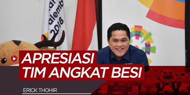 VIDEO: Erick Thohir Apresiasi Tim Angkat Besi Indonesia Usai Windy Cantika Raih Perunggu di Olimpiade Tokyo 2020