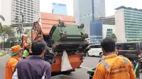 PKL Dilarang Berjualan di CFD, Petugas Kebersihan Mengaku Terbantu