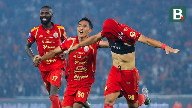  Eksel Runtukahu Borong 2 Gol, Persija Lumat Persebaya di BRI Super League