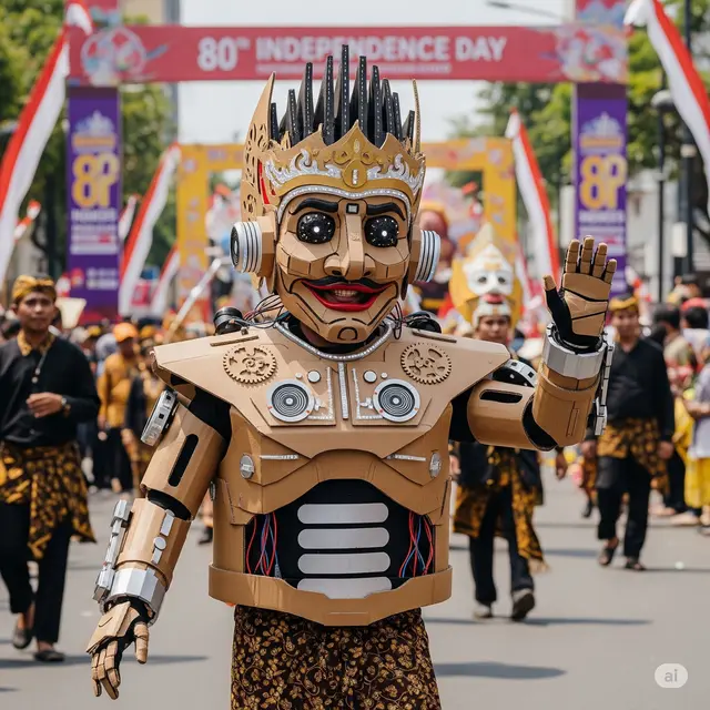 Baju Karnaval 17 Agustus 2025. Foto: Gemini