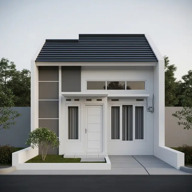 9 Model Rumah 8x10 Sederhana 2025 dengan Konsep Low Budget