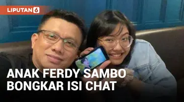 Rindu, Trisha Eungelica Bongkar Isi Chat dengan Ferdy Sambo
