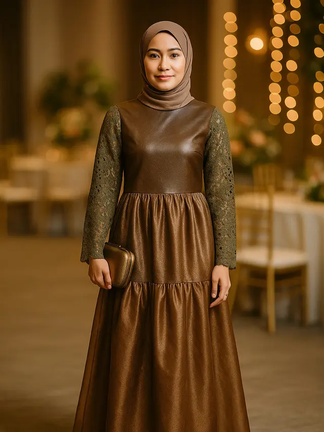 Model Gamis untuk Kondangan yang Bikin Penampilanmu Dikagumi Banyak Orang (Foto: ChatGPT)