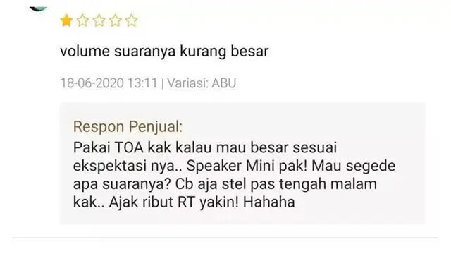 8 Potret Balasan Ulasan Admin Online Shop Ini Bikin Geleng Kepala