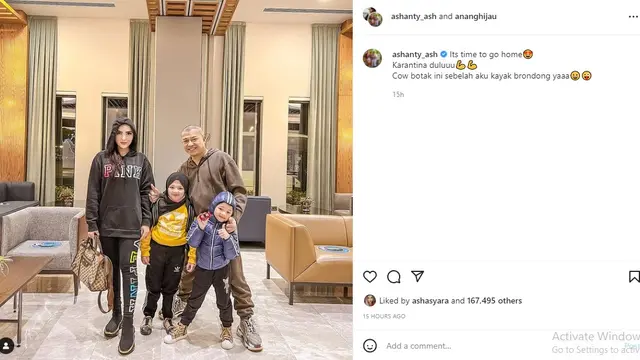 Anang Hermansyah - Ashanty (Foto: Instagram/@ananghijau)
