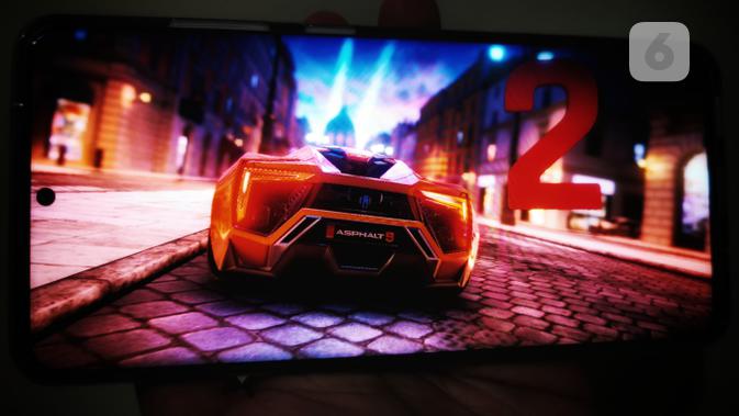 Asphalt 9 dengan setelan grafis maksimal di Samsung Galaxy S20 Ultra. Liputan6.com/Mochamad Wahyu Hidayat