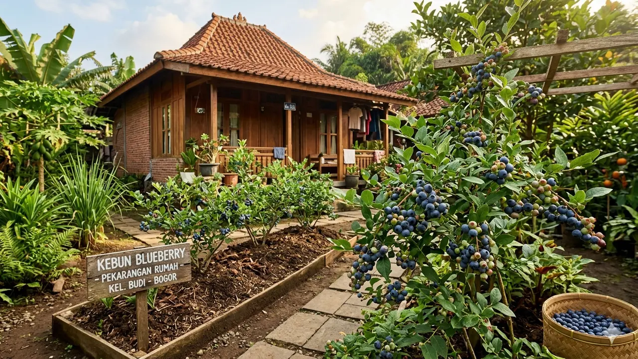 Cara Tanam Blueberry di Pekarangan Rumah Indonesia