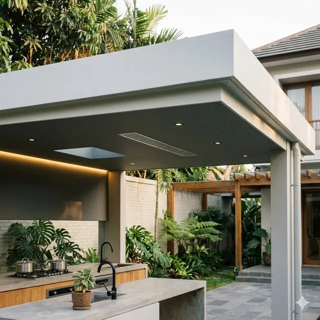 Model Atap Dapur Belakang Minimalis