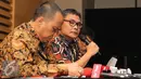 Menurut Johan Budi, penetapan tersangka kepada Gatot dan Evy ini telah berdasarkan temuan alat bukti yang cukup, seperti pemeriksaan saksi-saksi dan lima tersangka yang sebelumnya telah ditetapkan, Jakarta, Rabu (29/7/2015). (Liputan6.com/Helmi Afandi)