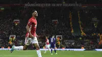 Marcus Rashford cetak gol kemenangan buat MU (Oli SCARFF / AFP)