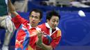 3. Rexy Mainaky/Ricky Subagja - Pasangan yang top pada era 90an ini pernah menjuarai All England pada tahun 1995 dan 1996. Selain All England, pasangan ini pernah menjuarai Olimpiade, Kejuaraan Dunia dan Asian Games. (Bola.com/M Iqbal Ichsan)
