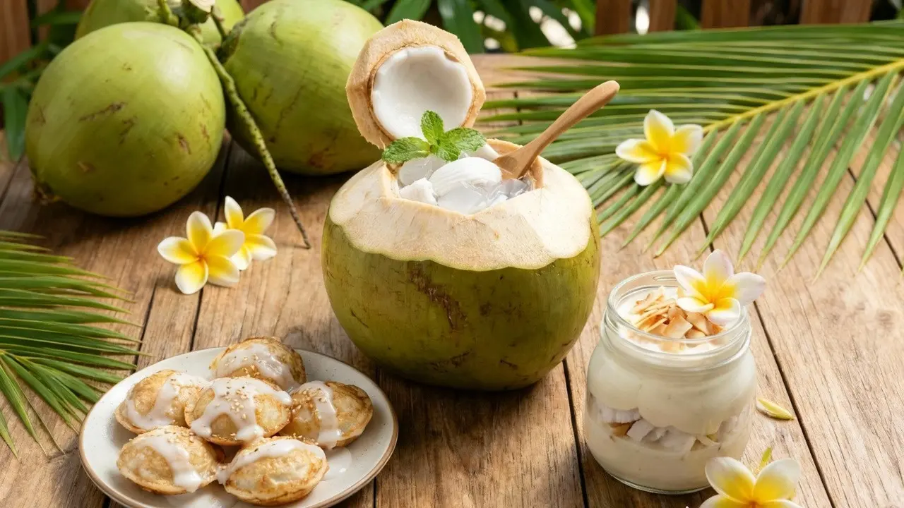 Dessert dari Kelapa Muda