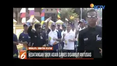 Obor api Asian Games 2018 sedang menuju Provinsi Lampung.