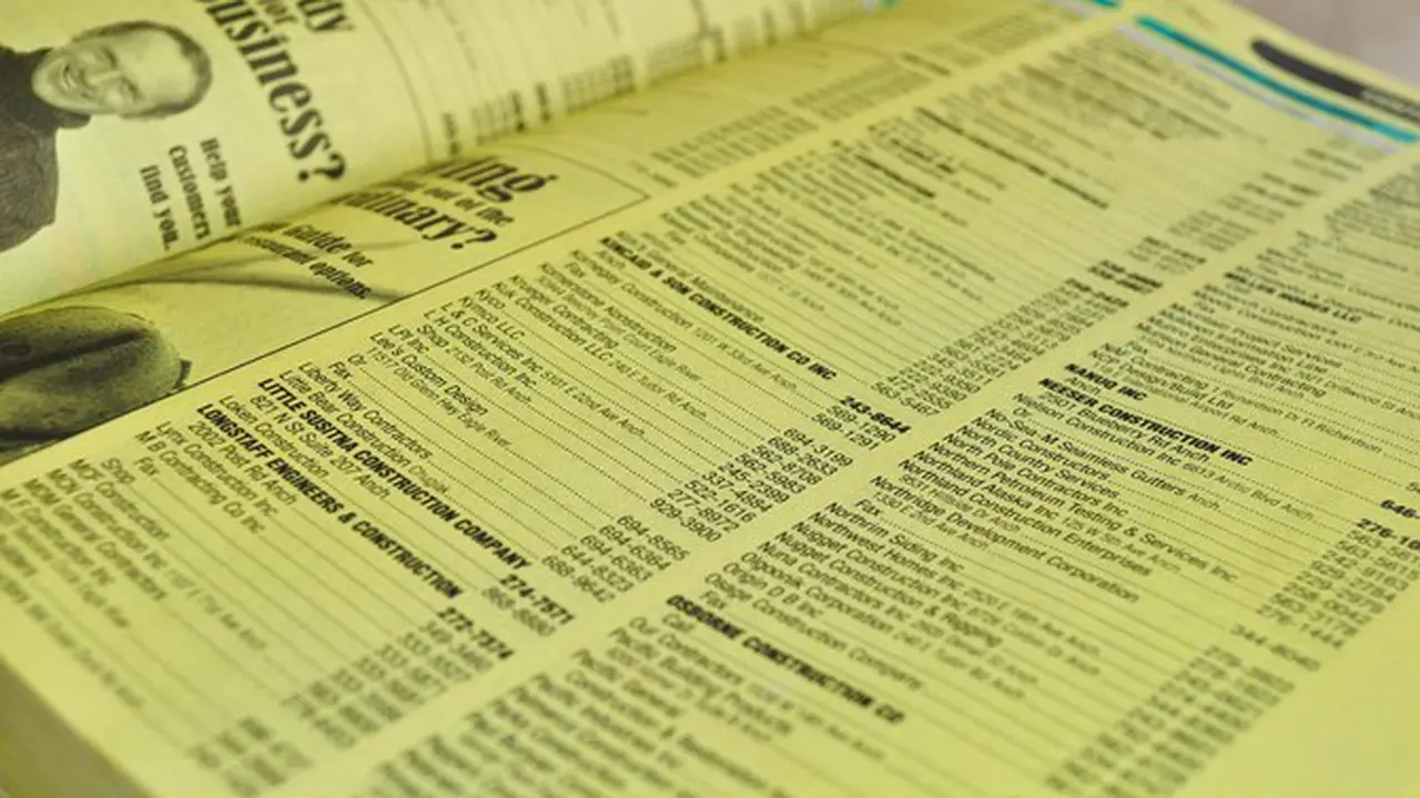 Salah ketik Yellow Pages 1