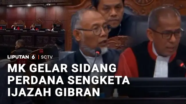 MK Gelar Sidang Perdana Sengketa Syarat Pendidikan Wapres Gibran Rakabuming