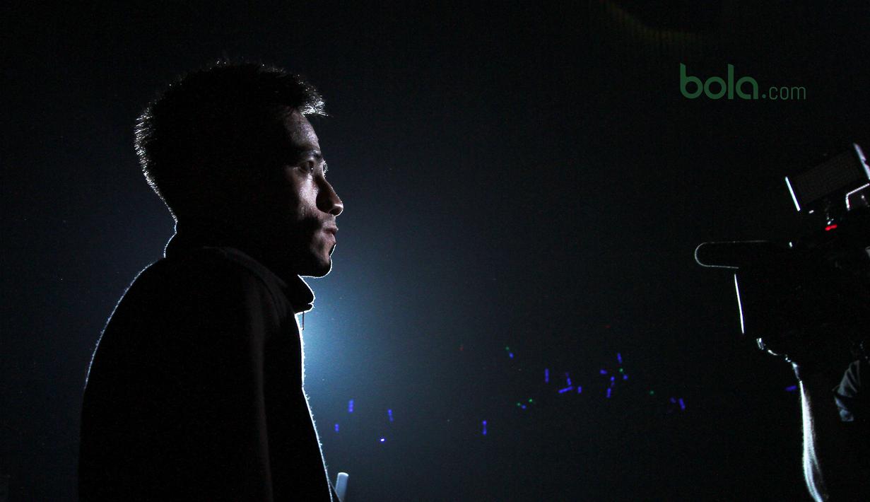 Stefer Rahardian saat melawan petarung asal India, Himanau Kaushik pada ajang One Championship 2018 di Jakarta Convention Center, Sabtu (12/5/2018). Stefer Rahardian mudah pada menit kedua ronde pertama. (Bola.com/Nick Hanoatubun)