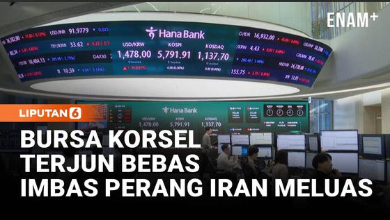 Bursa Korea Selatan Anjlok Imbas Kekhawatiran Perang Iran