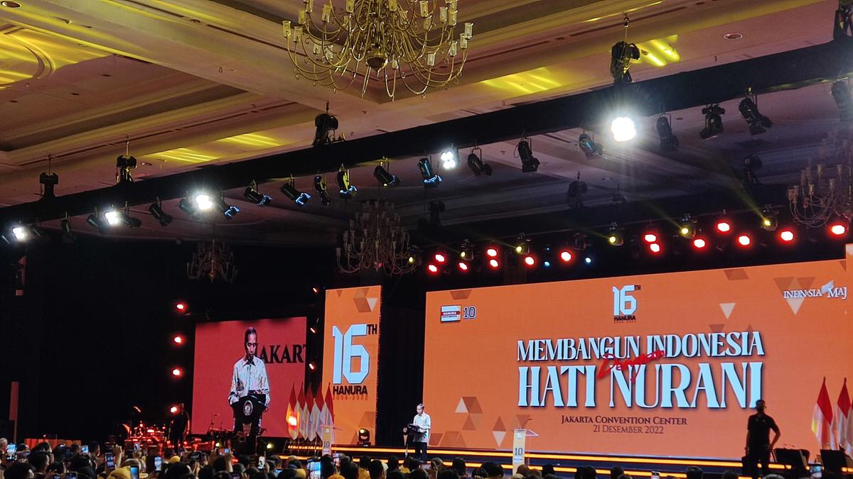 Jokowi: Selain Hanura, Belum Pernah Ulang Tahun Partai Dihadiri Presiden-Wapres