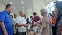 Menteri Koperasi dan UKM (MenKopUKM) Teten Masduki dalam acara Entrepreneur Hub Dialog Interaktif MenKopUKM bersama Agripreneur di Bogor, Jawa Barat, Senin (10/7/2023).